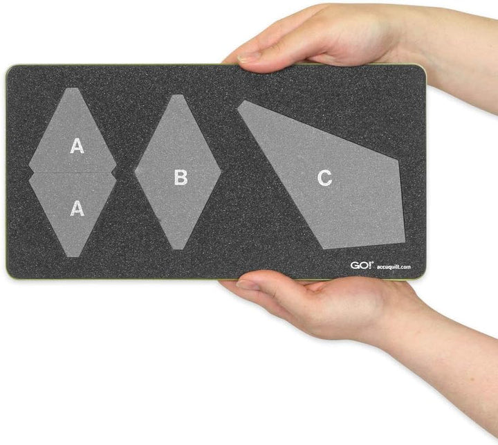 AccuQuilt Stanzform Hatties Choice 8 inch zur Fertigung eines Blocks