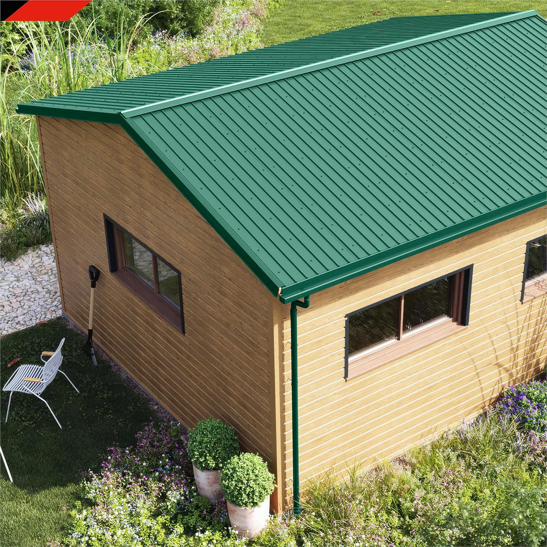 SMART 12 Stück Trapez-Abdeckblech Profilblech Premium-Blech Stärke 0,4 mm 125 x 45 cm 6,75 m² inkl.