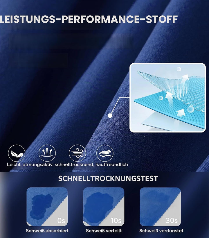 Separatec Boxershorts Herren Mehrfachpackung Sport Schnell trocknend Doppelbeutel Dual Pouch Unterho