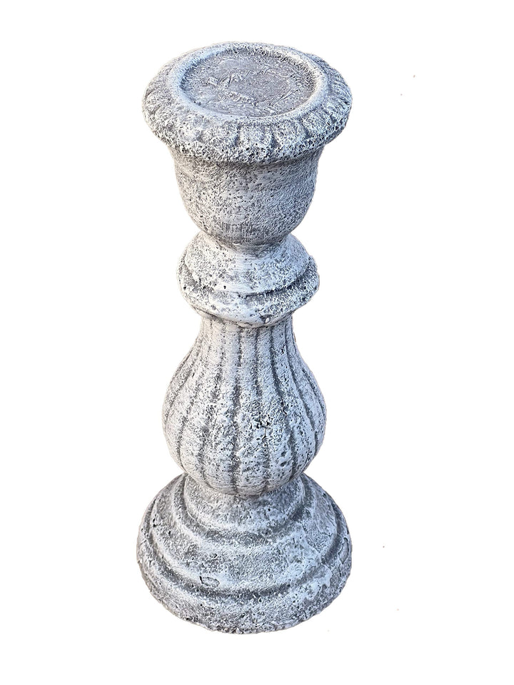stoneandstyle Stein Kerzenständer massiver Steinguss frostfest