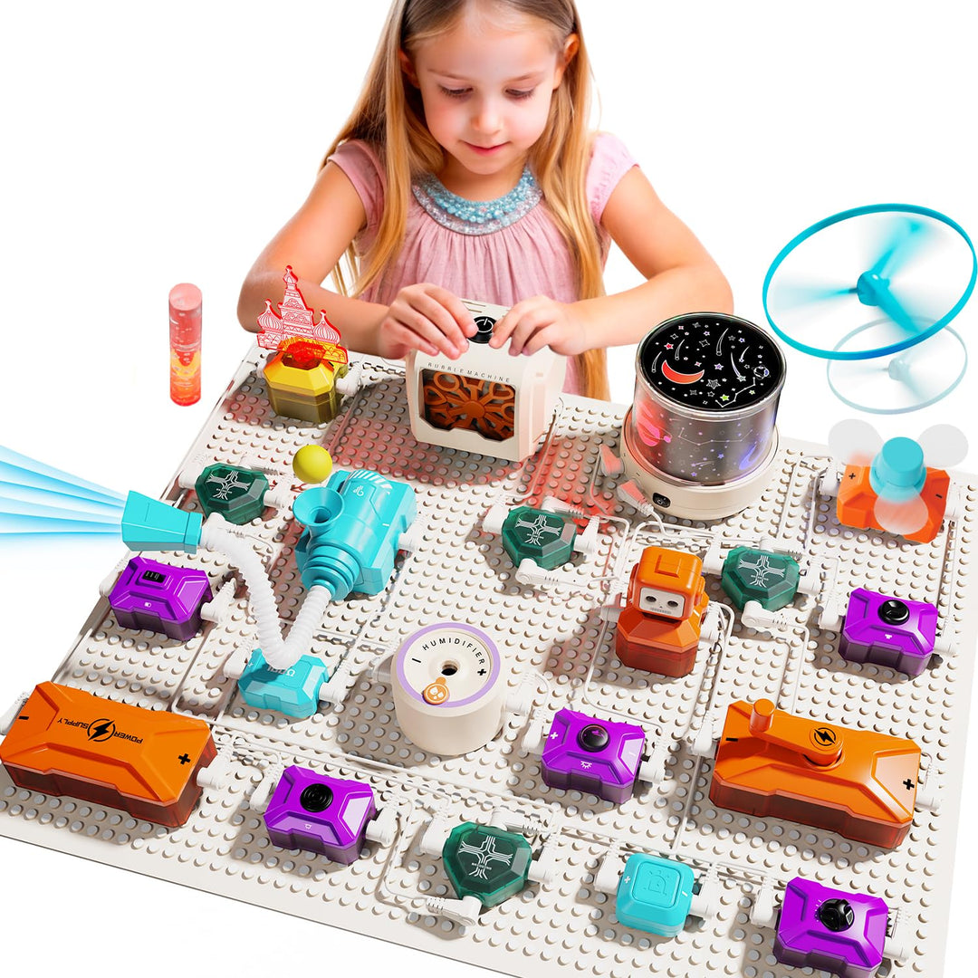 Bastelsets für Kinder, über 450 Projekte – Elektronik-Entdeckungssets, pädagogisches Elektronikspiel