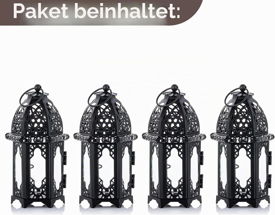 Nuptio 4 Stücke Metall Teelichthalter Kleine Grösse Hochzeit Mittelstücke Transparente Glas Hängende
