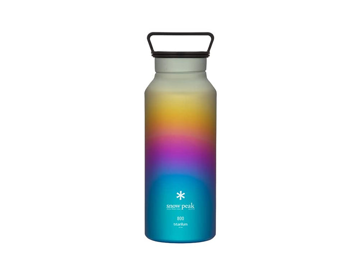 Snow Peak Titanium Aurora Bottle 800 - Rainbow