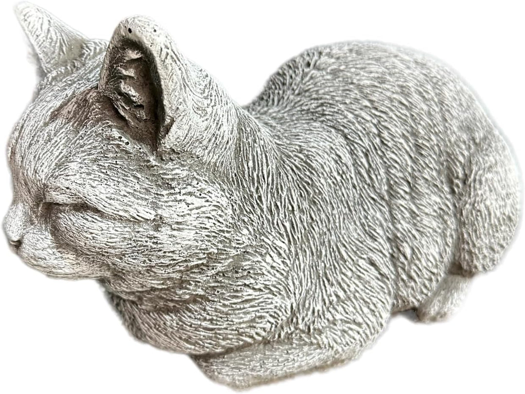 OriginalPaul Skulp &amp; Betondesign Steinfigur Katze Mia für Garten und Terrasse aus frostsicherem Stei