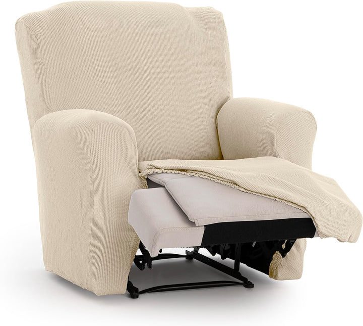 Eysa Elastischer Bezug für Relaxfüsse, textur, Ecru (Farbe 00), 60-90 cm, Ecru (Farbe 00)