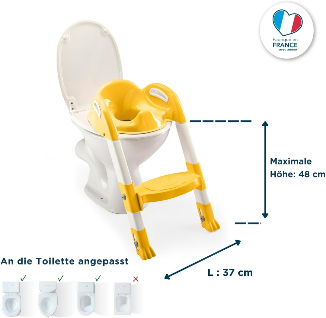 Thermobaby - Kinder-WC-Reduzierer - Kiddyloo - Clever, spielerisch &amp; hygienisch - Verstellbare Beine