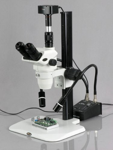 AmScope LED-6W Leistungsstarker 6 Watt LED Dual Swoseneck Lights Illuminator
