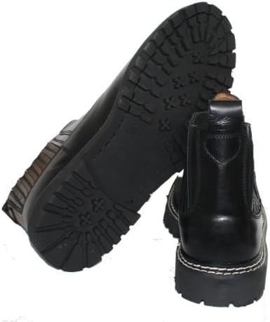 German Wear Motorradstiefel Chopper Western Reiter Motorradschuhe Stiefel Echtleder, Schuhgrösse:47