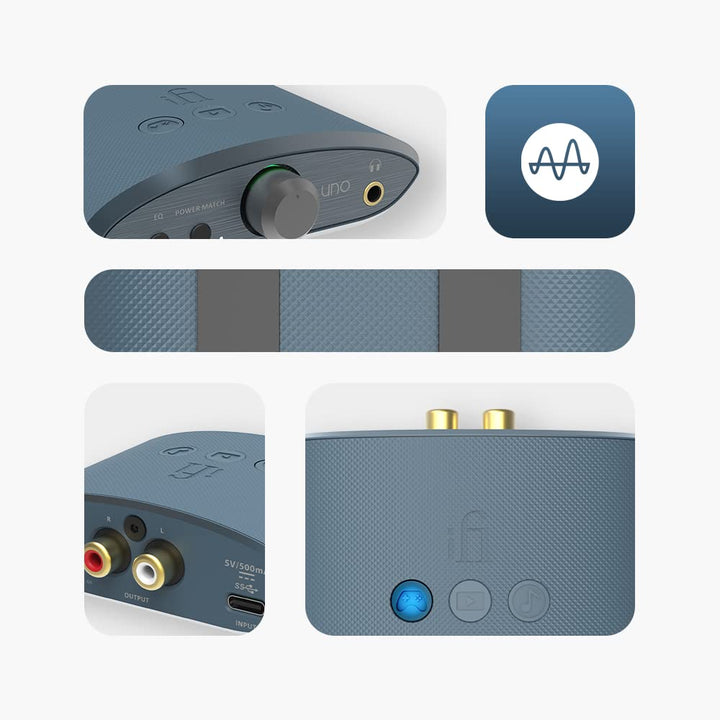 iFi UNO - DAC &amp; AMP-Kopfhörer - USB-C-Eingang - Audioverbesserung - Streaming/Gaming/Musikmodi - Kla
