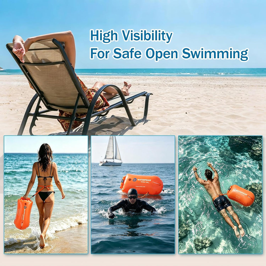 Schwimmboje mit Touchscreen-Handyfach, wasserdicht
