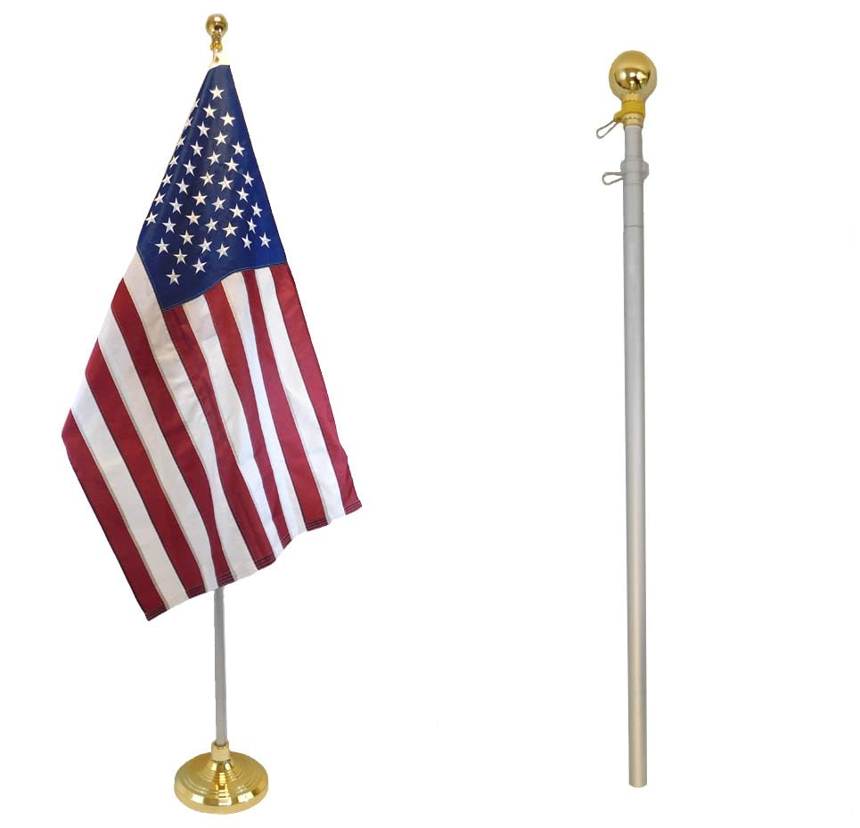Flags Imp 2,4 m Aluminiumstange mit Kugel 8