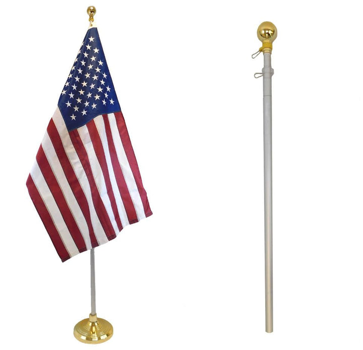 Flags Imp 2,4 m Aluminiumstange mit Kugel 8