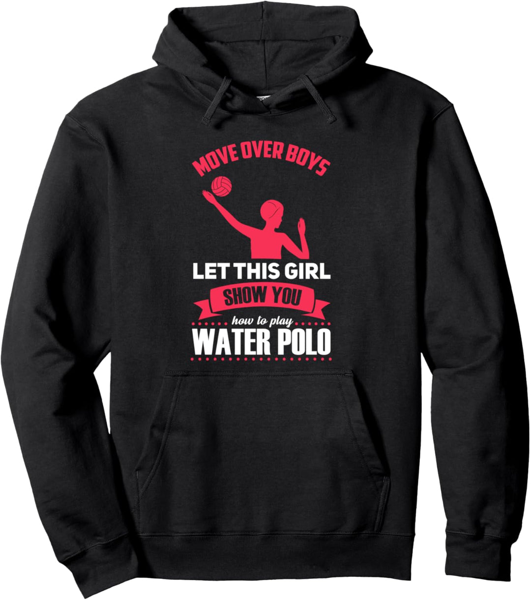 Lassen Sie sich von diesem Mädchen Wasserball Wassersport Pullover Hoodie
