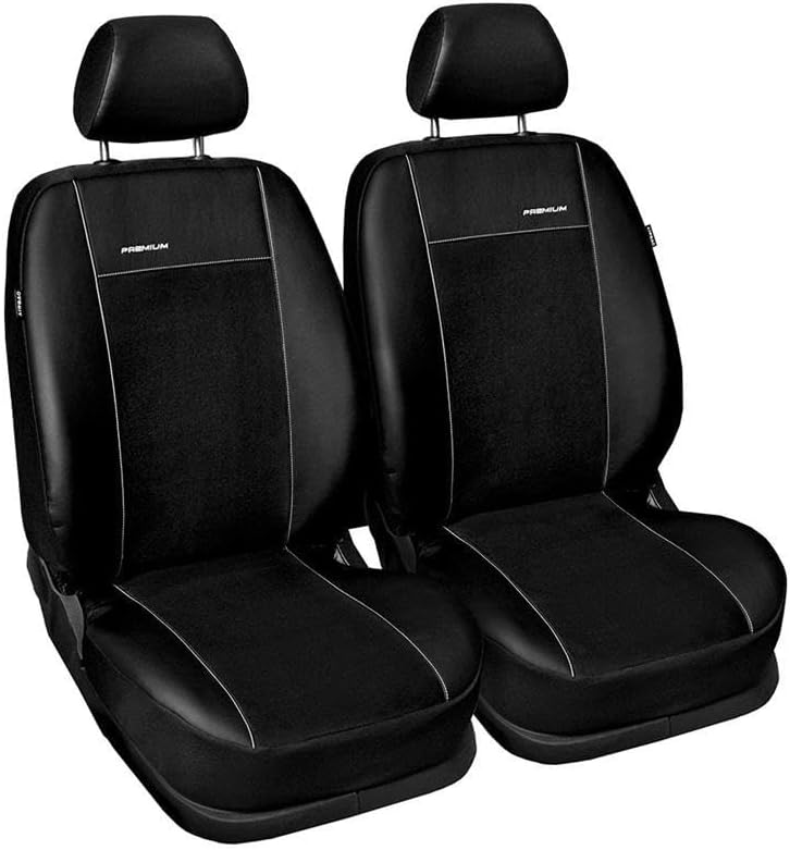 Mossa Passgenaue Sitzbezüge passend für VW Caddy III Cargo (2004-2015) 2PRB Schwarz PR Caddy III (20