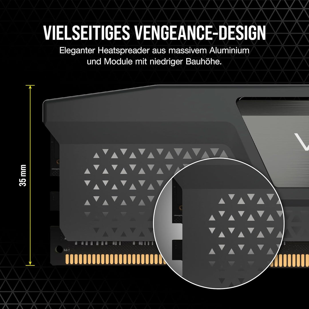 Corsair VENGEANCE DDR5 RAM 64GB (2x32GB) 5600MHz CL40 AMD EXPO iCUE Kompatibel Computer Speicher - G