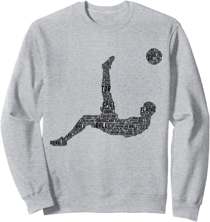 Fussball Fussballer Kinder Jungen Sweatshirt