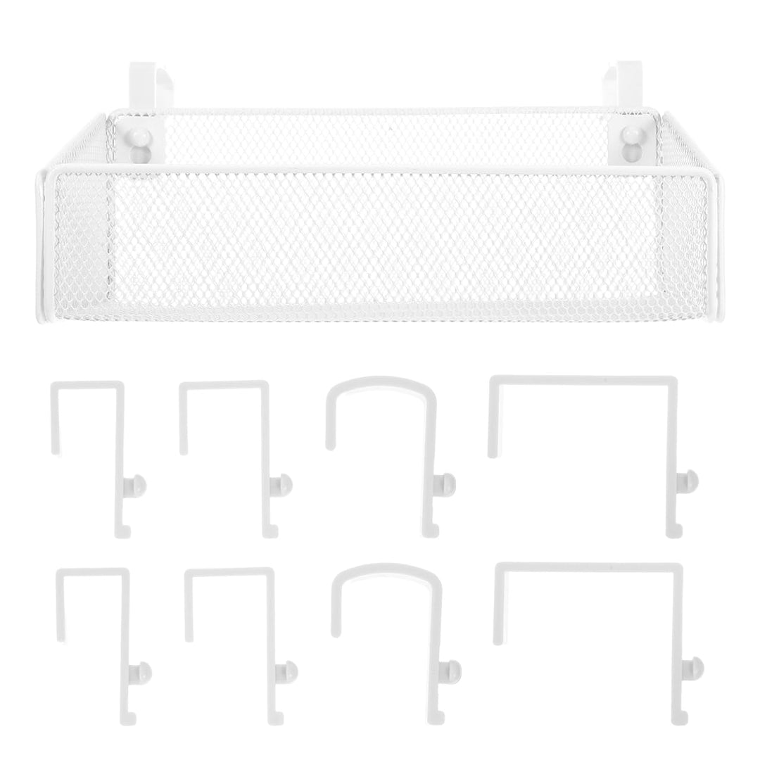 PRETYZOOM HäNgender Aufbewahrungskorb Aus Metall 27X12X9Cm Mit 10 Haken FüR Bett Organizer Zum Einhä