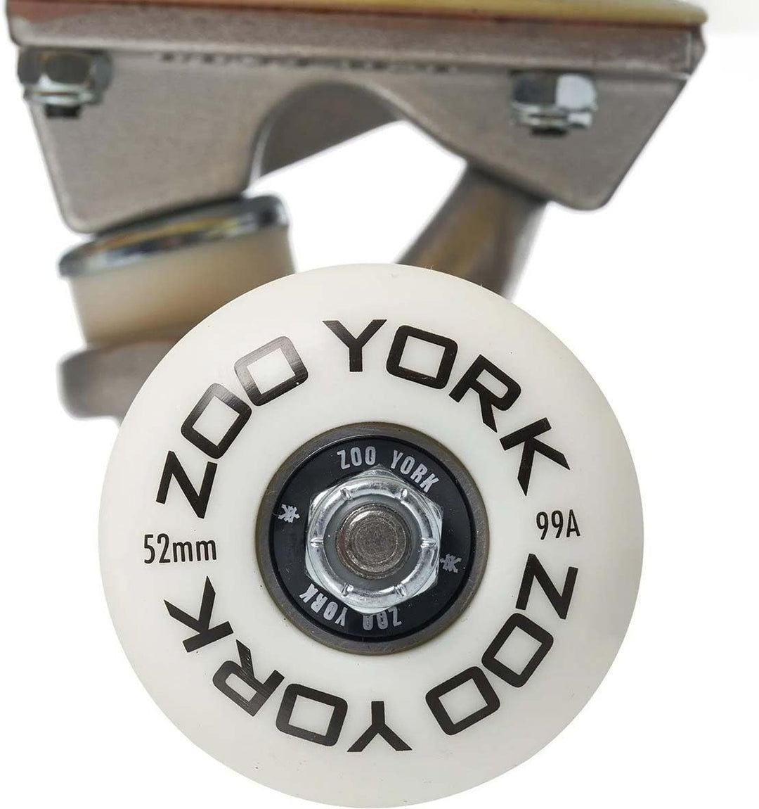Zoo York Unisex – Erwachsene York Logo Skateboard 7.5" Sunrise, 7.5" Sunrise