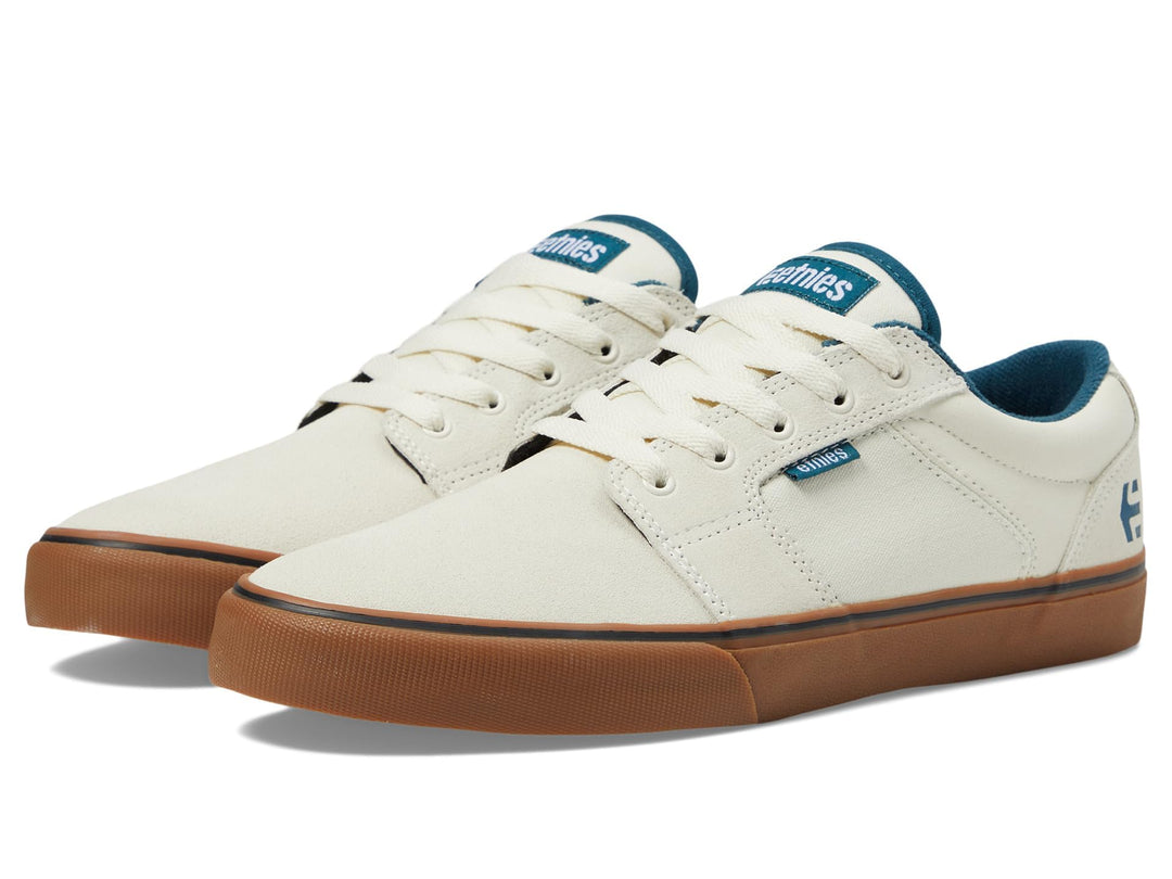 Etnies Herren Barge Ls Skate-Schuh 47 EU White Blue Gum, 47 EU White Blue Gum