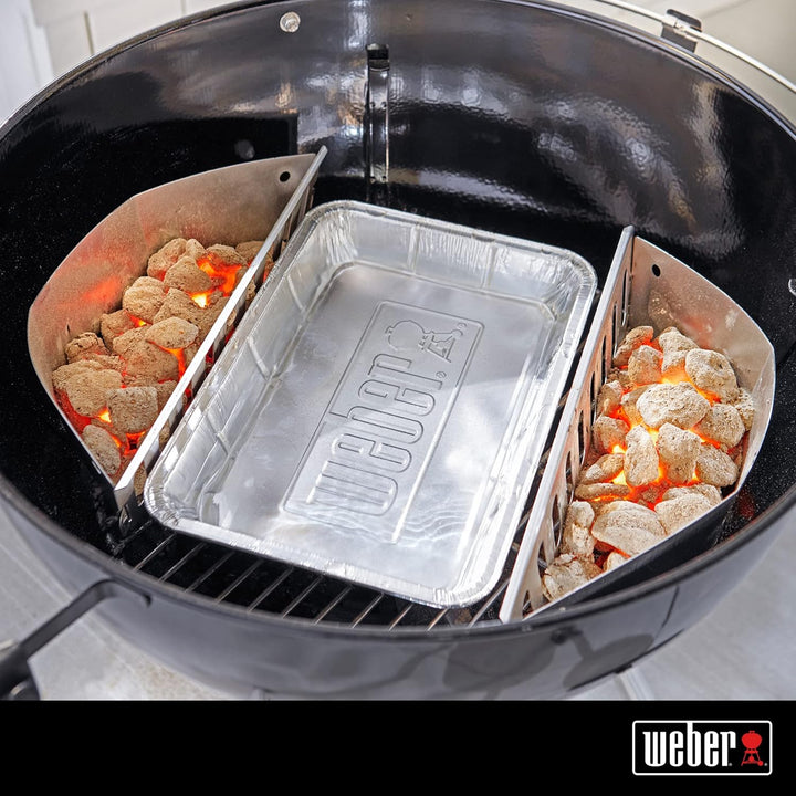 Weber Grillmatte - Gross (180 x 100cm), schützt Terasse/Balkon &amp; 6415 Small 7-1/2-Inch-by-5-inch Alu