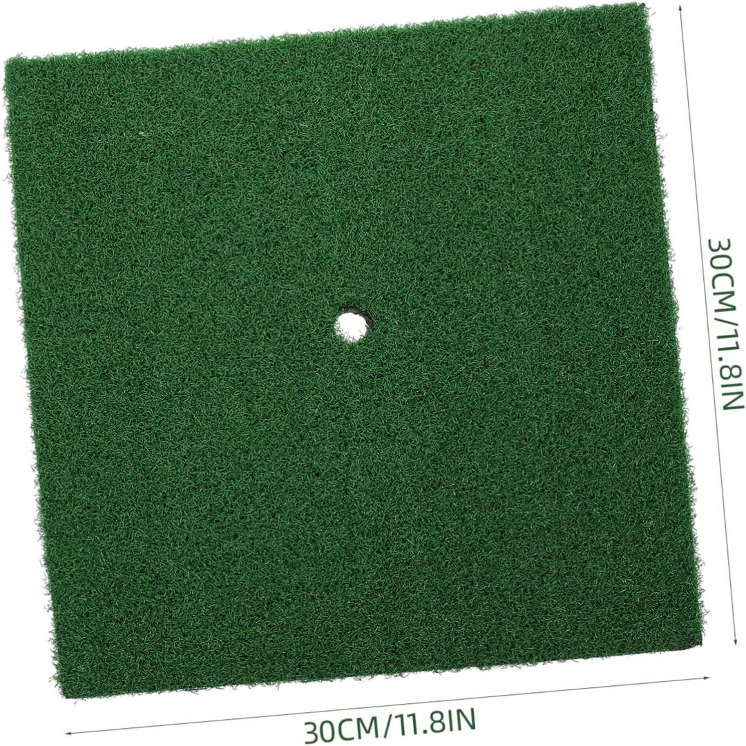 Kisangel Übungsmatte und Sichtbar aus Kunstrasen und Eva 30x30cm Golf Leicht Tragbare für Anfänger u
