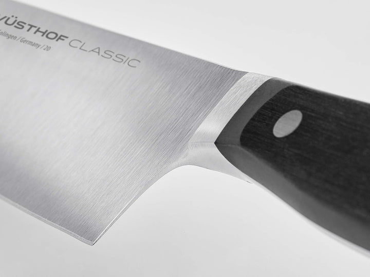 WÜSTHOF Classic Kochmesser 16 cm, Schwarz,silber 16 cm Kochmesser Halbkropf, 16 cm Kochmesser Halbkr