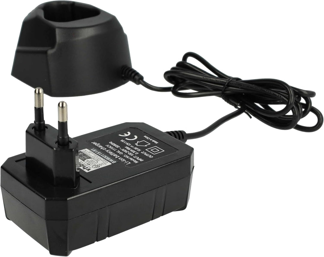 vhbw Ladegerät kompatibel mit Bosch GSR 10.8 V-Li, GSR 10.8 V-LiQ, GUS 10.8 V-LI, GWB 10.8-LI, GWB 1