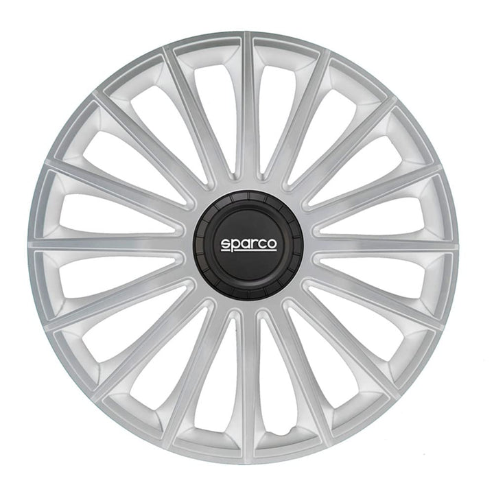 Satz Sparco Radzierblenden Torino 13-Zoll Silber