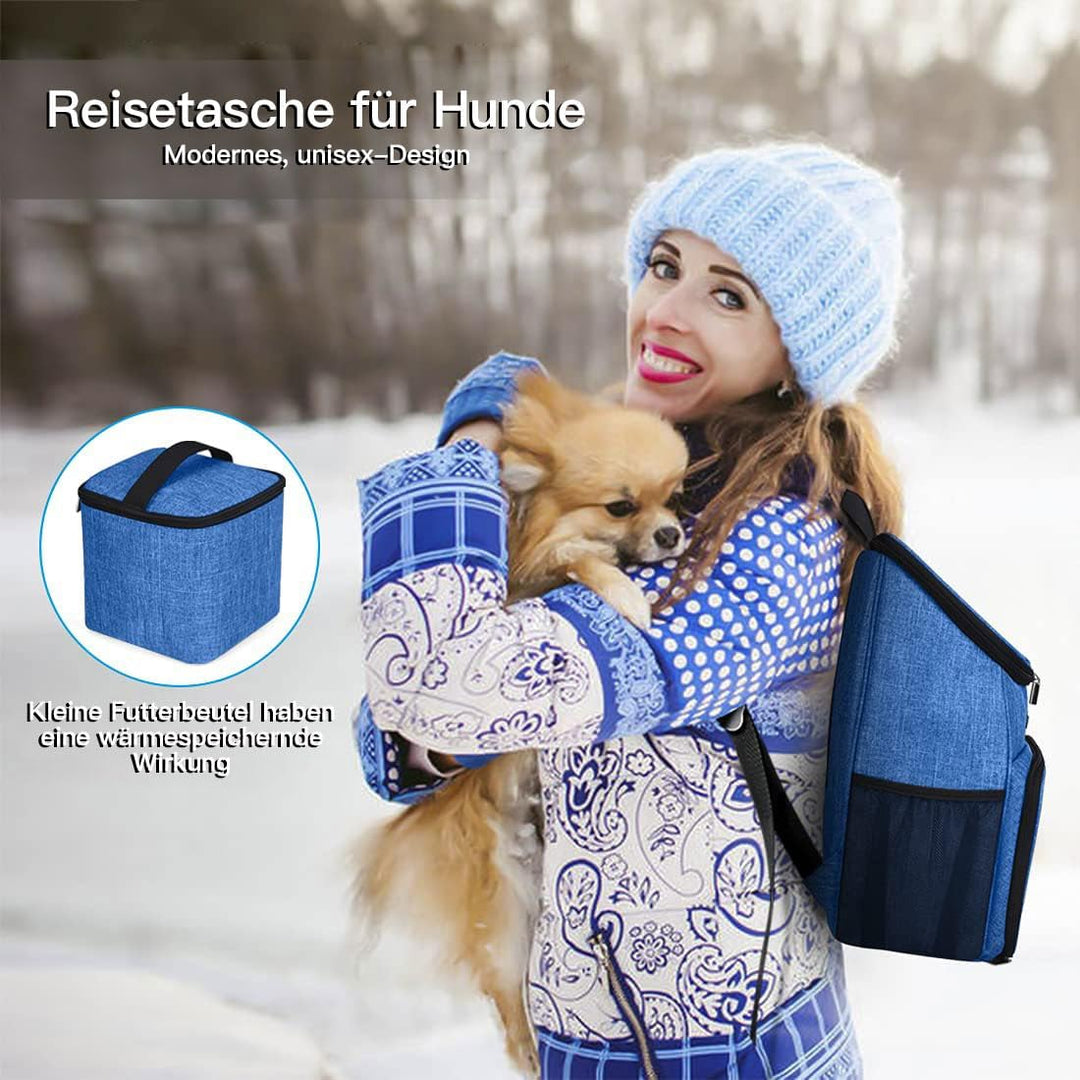 BAGLHER Hunde-Reisetasche, von Fluggesellschaften zugelassener Rucksack für Haustierbedarf, Hunderuc