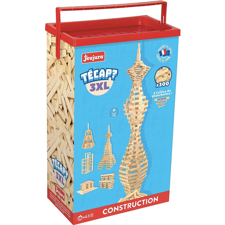 JEUJURA jeujuraj8323 Tecap Ziegel und Block Spielzeug (3 x grosse, 300)