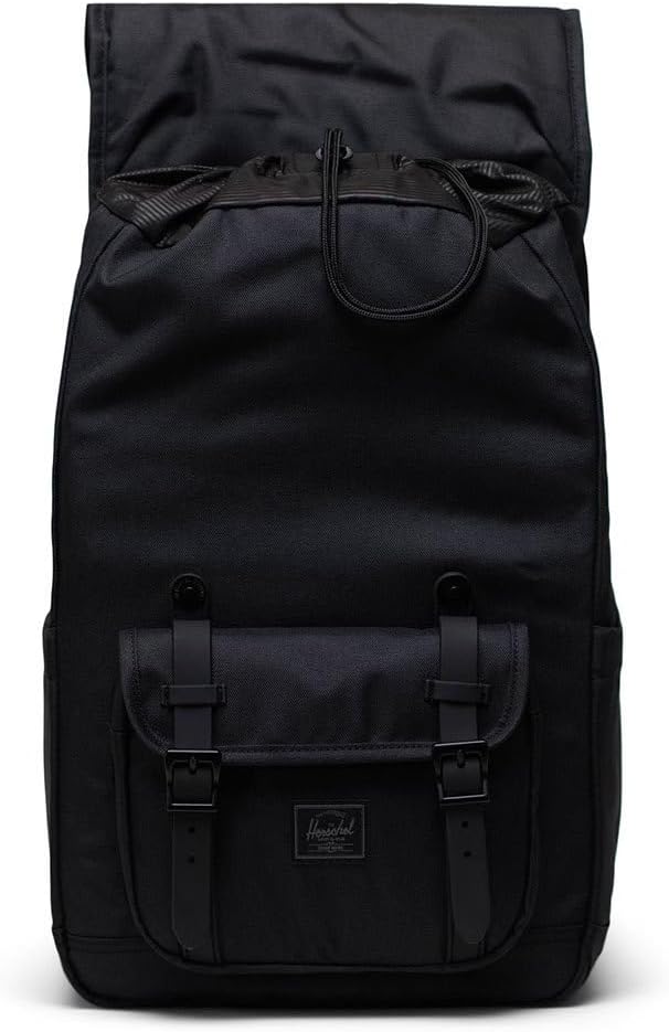 Herschel Unisex Little America Backpack Black Tonal Mid - Volume - 21L, Black Tonal Mid - Volume - 2