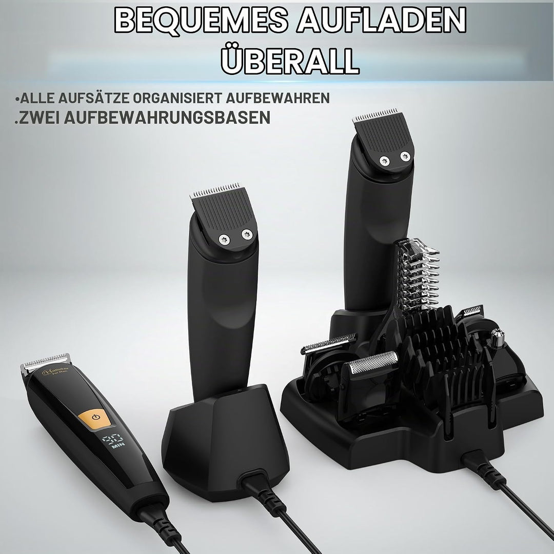 Hatteker Herren Körperschneidegerät Bartschneider Intimschneider Herrenpflegeset Elektroschermesser