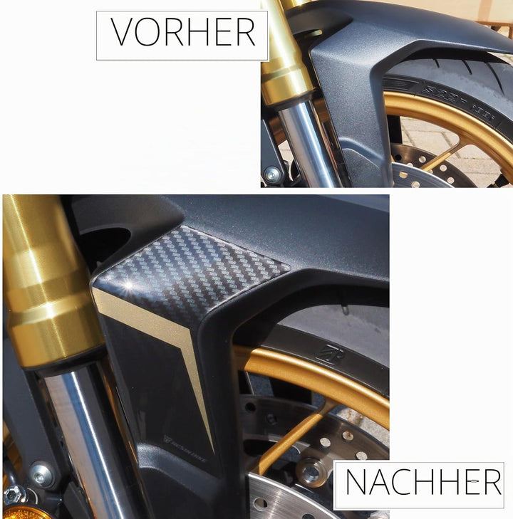Resin Bike Aufkleber für Motorrad Kompatibel mit Honda CB1000 Hornet SP 2025-2026. Gabelholm-Schutz