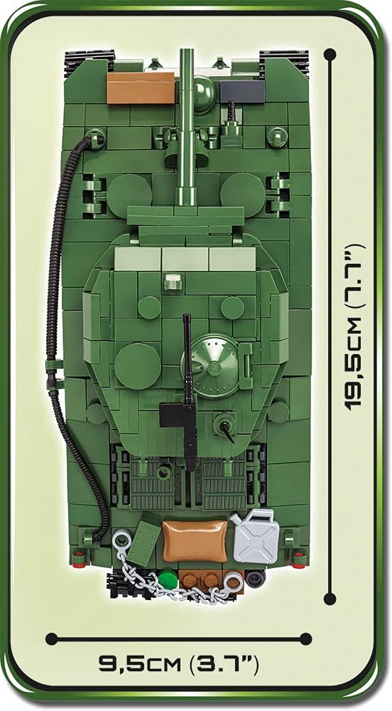 COBI 2550 Sherman M4A3E2 Jumbo, Historical Collection, World War II (WWII), Keine