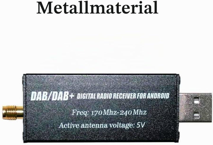 DAB/DAB+ USB Adapter, XISEDO DAB Dongle im Auto DAB Digital Radio Empfänger DAB USB 2.0 Stick mit DA