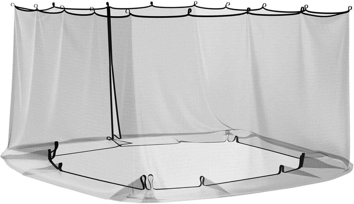 vidaXL Moskito-Netz für Pavillon 220 Mesh Schwarz 4 x 3 x 2 cm