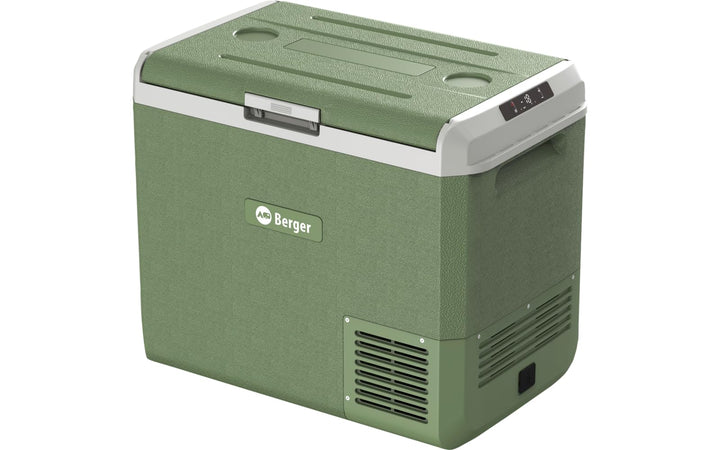 BERGER EPL Kompressor Kühlbox Elektrisch - Kühlbox Auto 12V/24V/230V mit Tiefkühlfunktion bis -20°C,