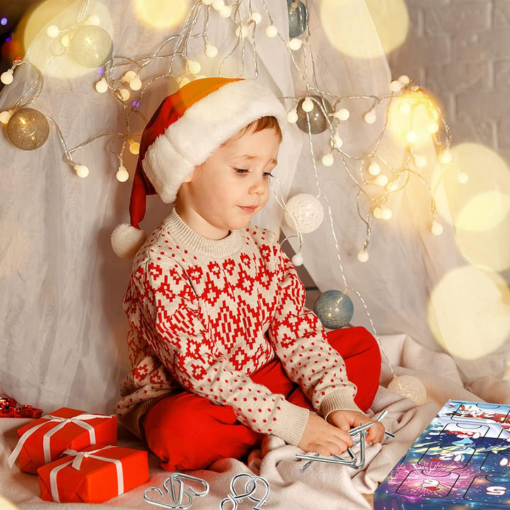 Awutzut Puzzle Adventskalender 2025 Knobelspiele für Kinder Erwachsene Weihnachtskalender Jungen Mäd