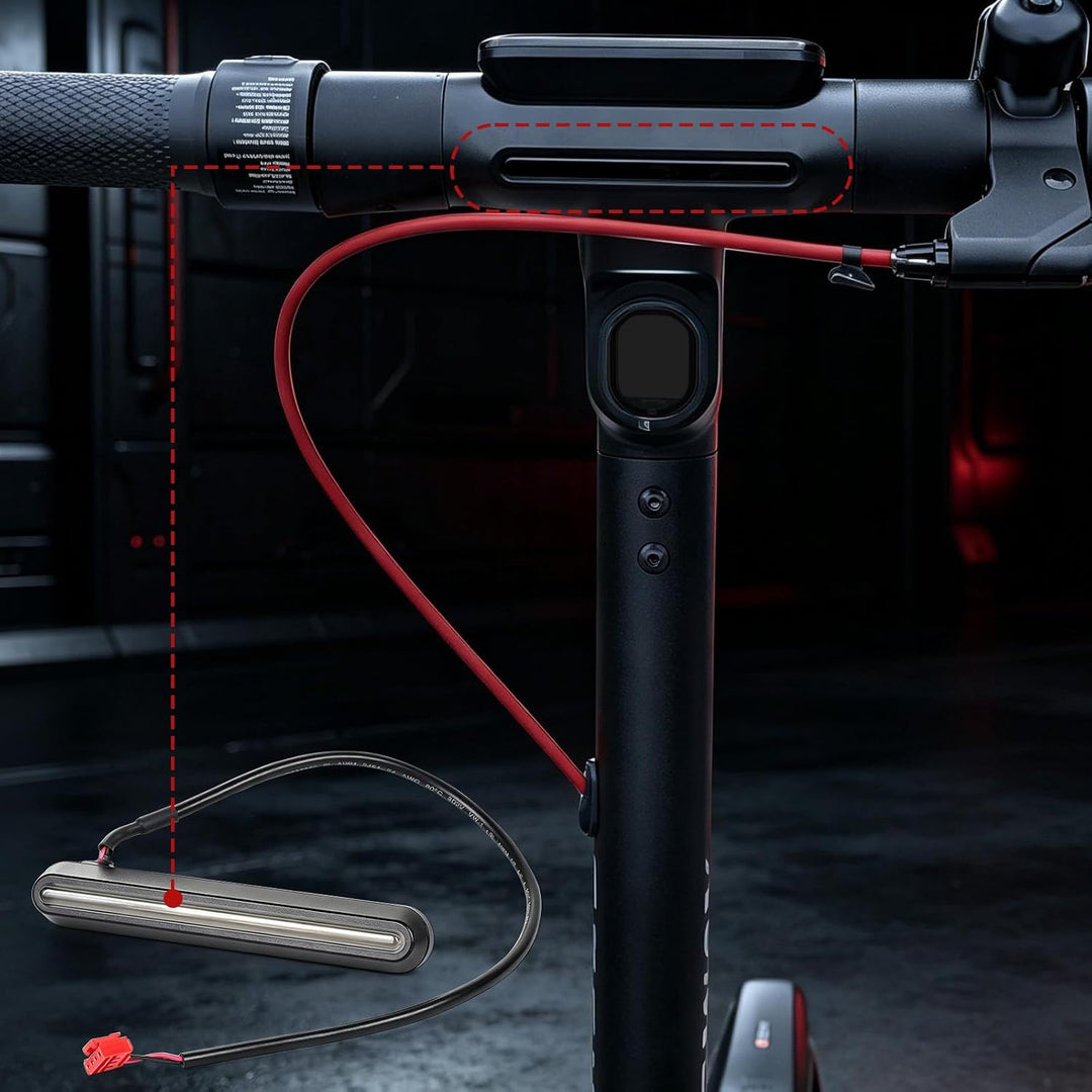 efuturetime E-Scooter LED Frontscheinwerfer Ninebot Max G3/F3/F3 Pro