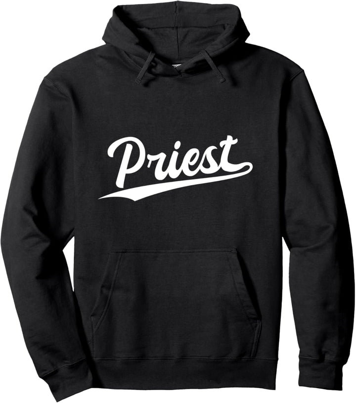 Retro Swoosh Job - Priest Pullover Hoodie