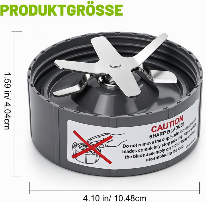 Ersatz Entsafter Klingen, grau, passend für Original NutriBullet 600 W/900 W Pro Extctor Blade Serie