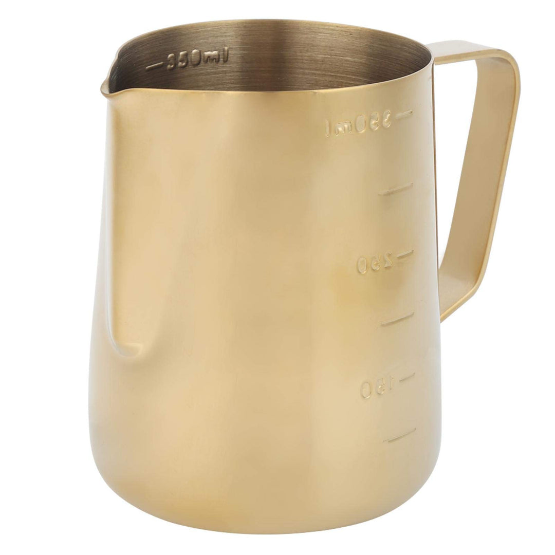 Milchkännchenbecher aus Edelstahl, Kaffee Latte Becher mit ergonomischer Griffwaage Der Milchkrug ha