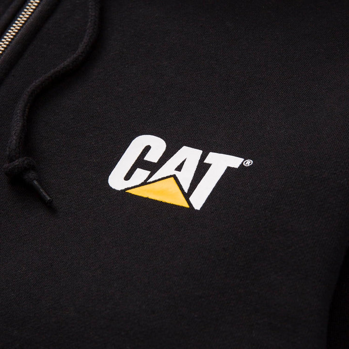 Caterpillar Herren Banner Zip Hoodie S Schwarz, S Schwarz