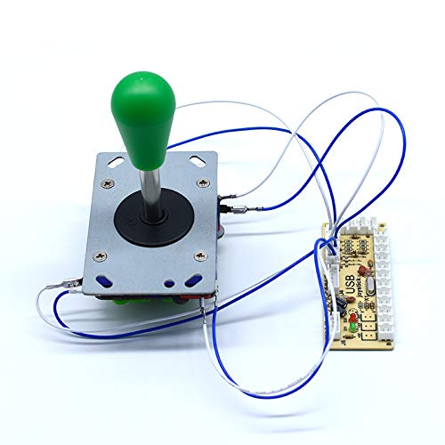 Arcity Arcade-Knopf-Kabelbaumkabel für Nullverzögerung, USB-Encoder PCB mit 0,5 cm 4,8 mm Klemmen, k