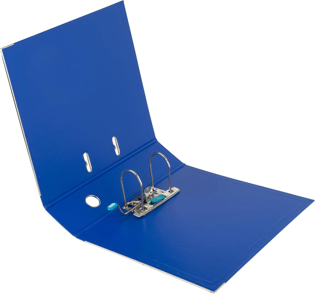 Elba Premium Akten-Ordner A4, smart Pro plus, 8 cm breit, Kunststoff Ordner, blau, 10 Stück, blau
