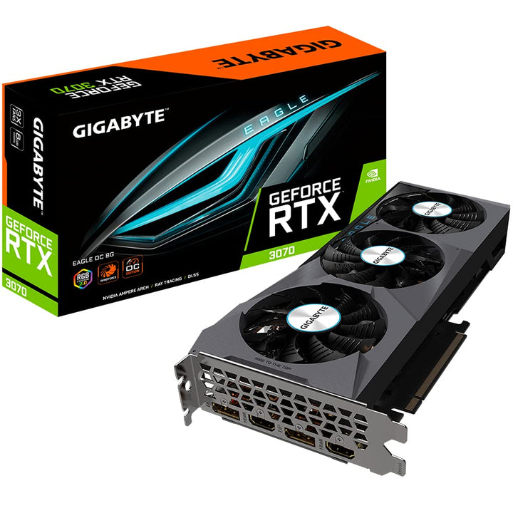 Gigabyte GeForce RTX 3070 Eagle OC 8G (Rev. 2.0) NVIDIA 8 GB GDDR6, GV-N3070EAGLE OC-8GD V2