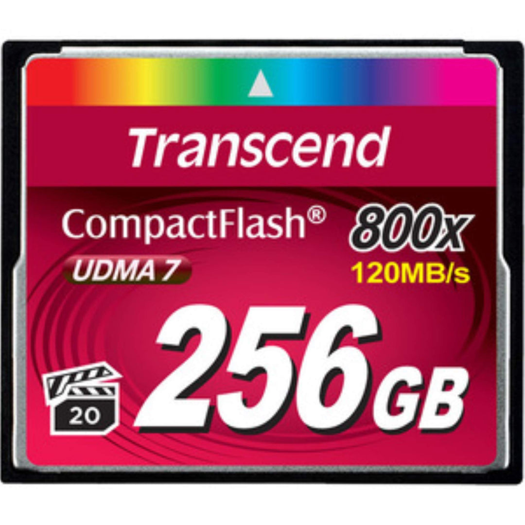 Transcend 256GB CompactFlash 800 Speicherkarte TS256GCF800 256GB CF800x, 256GB CF800x