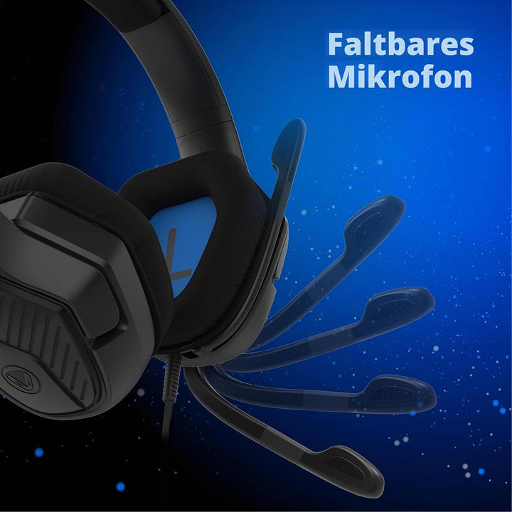 Snakebyte PS5 Gaming-Headset - für PS5/ PS4/ Xbox/Switch, starker 50MM Audio-Treiber, geräuschisolie
