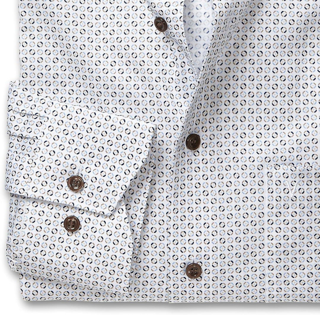 Marvelis Herren Businesshemd Langarm 722584,Rotationsdruck,Modern Fit,New Kent 47 Natur 22, 47 Natur