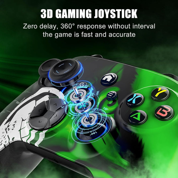 GGiking Wireless Controller für Xbox Series, Xbox One, PC, iOS, Android, mit Grip-Vibration + Trigge